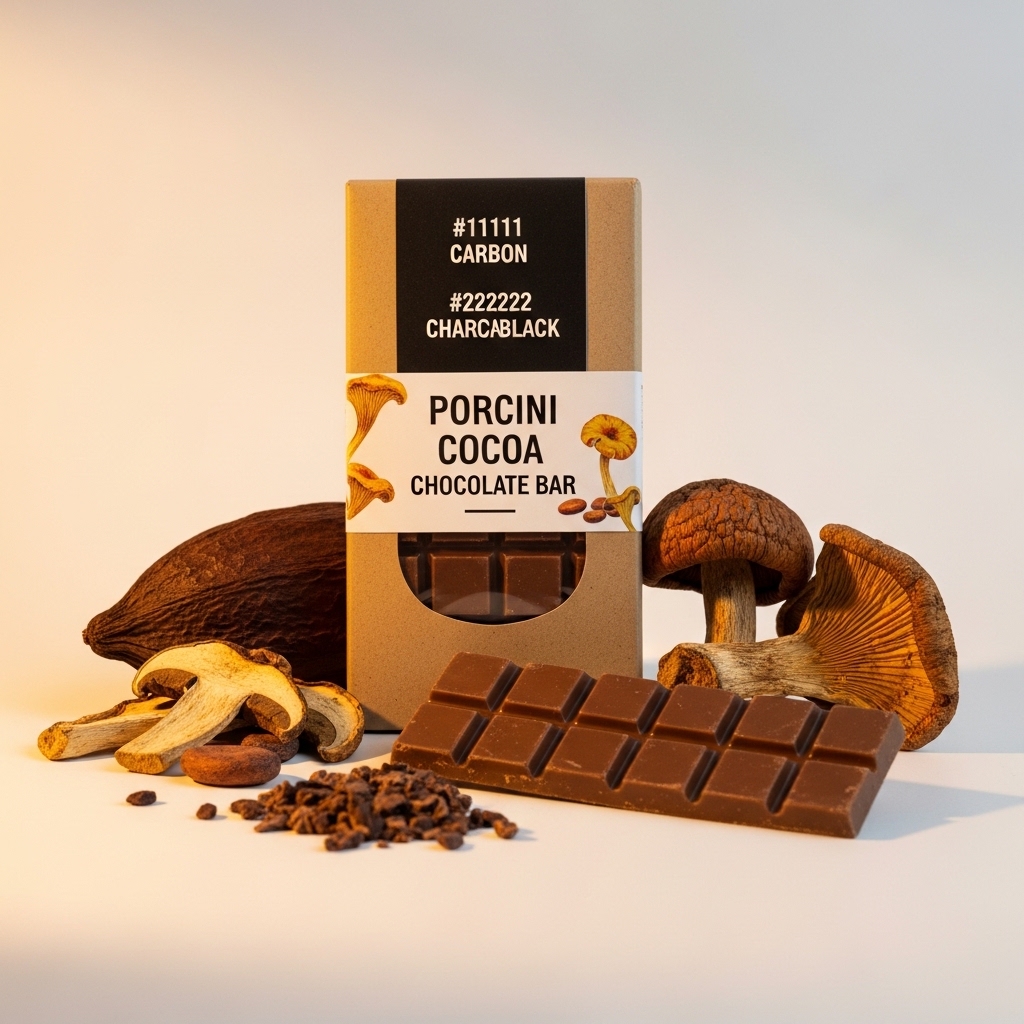 Porcini Cocoa Chocolate Bar