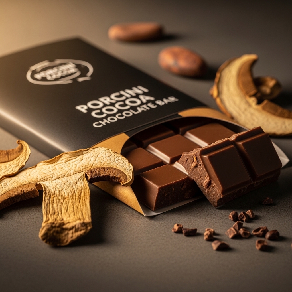 Porcini Cocoa Chocolate Bar - Image 2