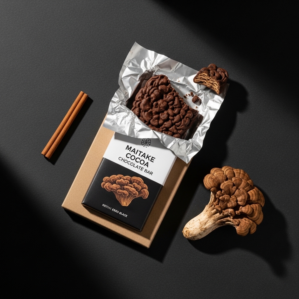 Maitake Cocoa Chocolate Bar - Image 2